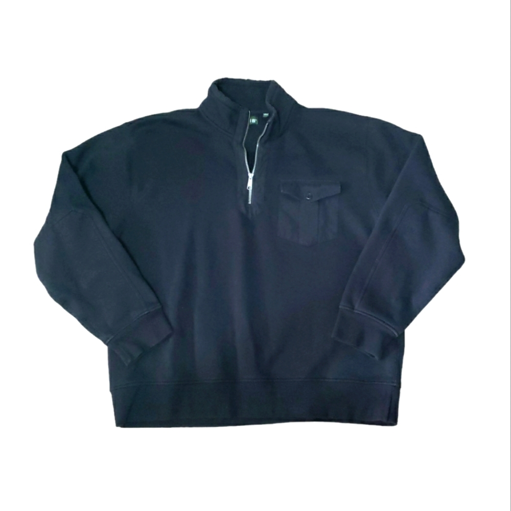 Orvis Men's XLarge‎ Quarter Zip  Black Pull-over